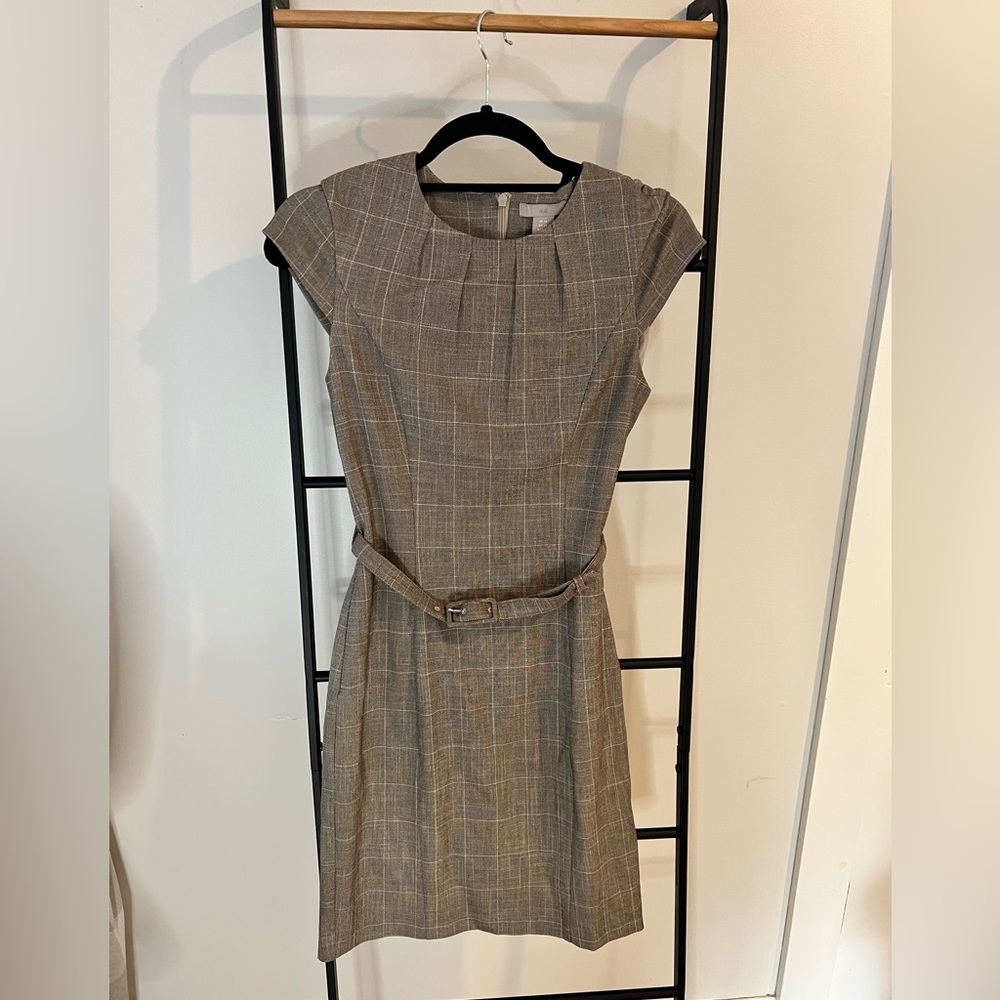 H&M Belted Cap Sleeve Dress Women's XS